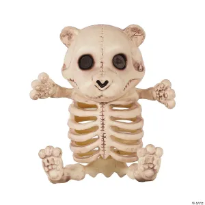 13 1/4" Sitting Bear Plastic Skeleton