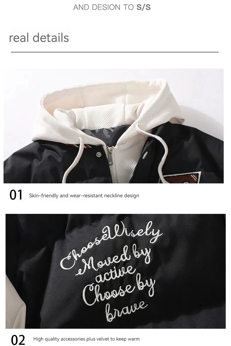 2023 Winter New High Quality Cotton-padded Jacket Men's Women's Large Street Clothing Cotton-padded Jacket Men's Coat Clothing