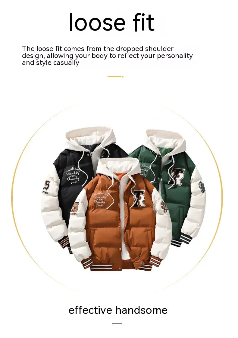 2023 Winter New High Quality Cotton-padded Jacket Men's Women's Large Street Clothing Cotton-padded Jacket Men's Coat Clothing