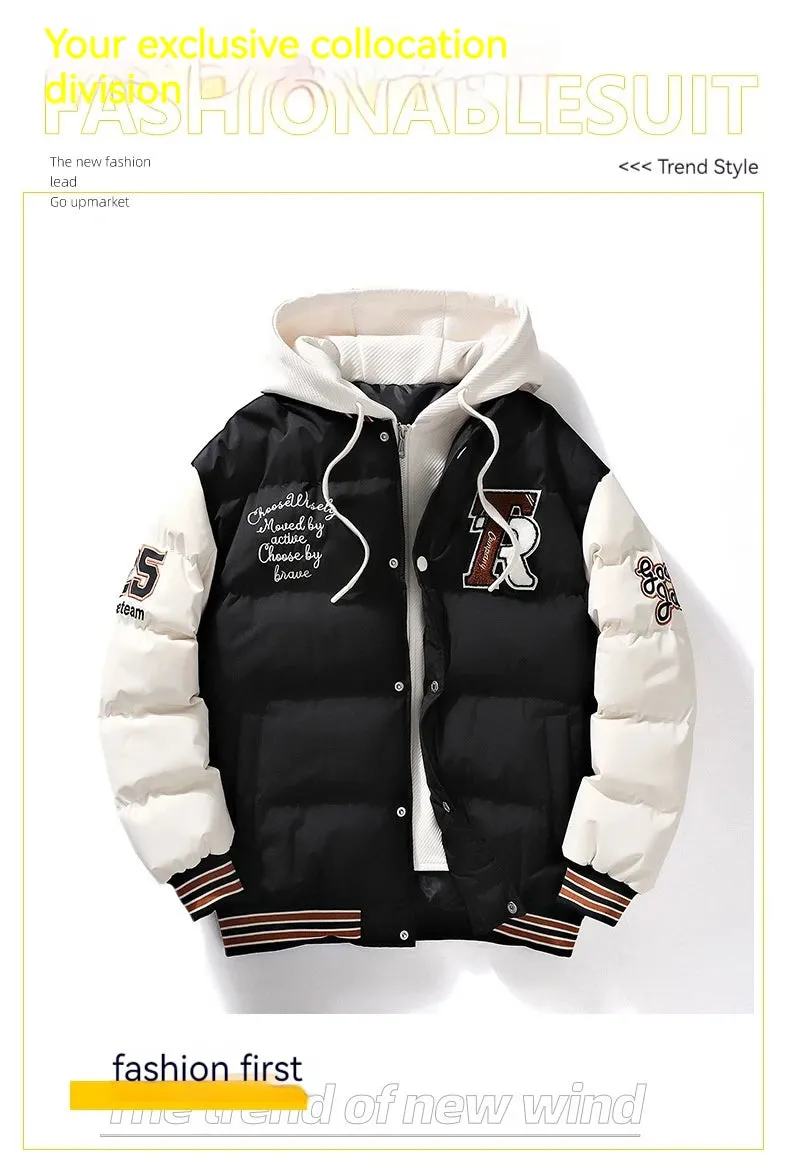 2023 Winter New High Quality Cotton-padded Jacket Men's Women's Large Street Clothing Cotton-padded Jacket Men's Coat Clothing