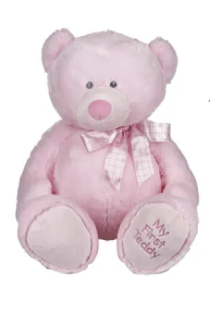 25" PINK MY FIRST TEDDY