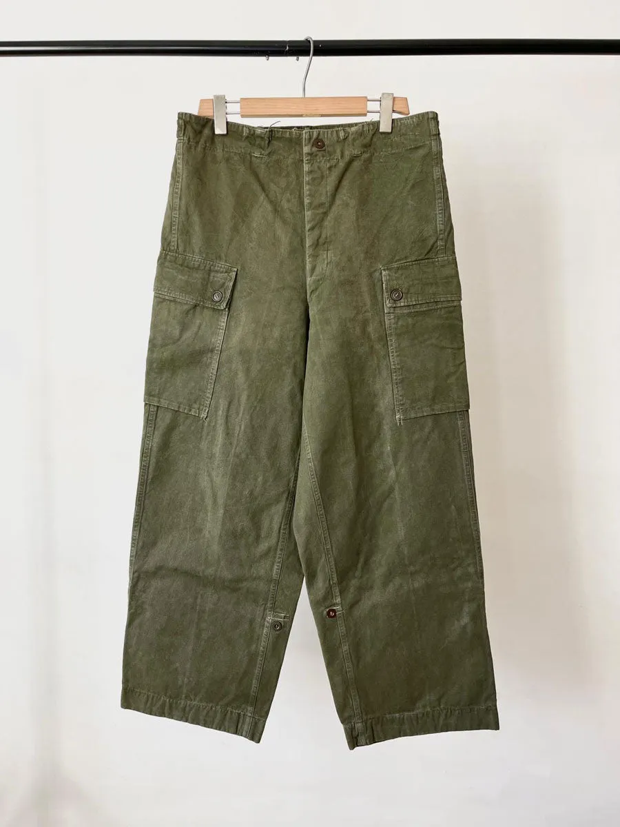 58s Dutch Army cargo pant 34x32