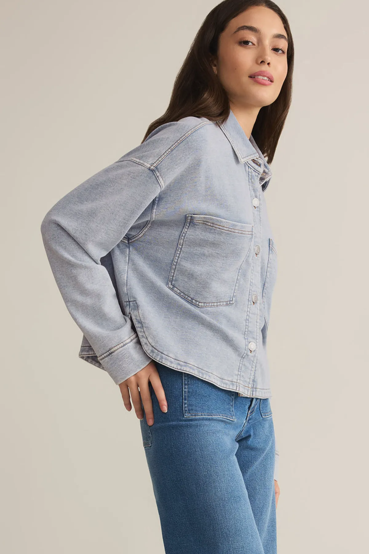 All Day Cropped Knit Jacket