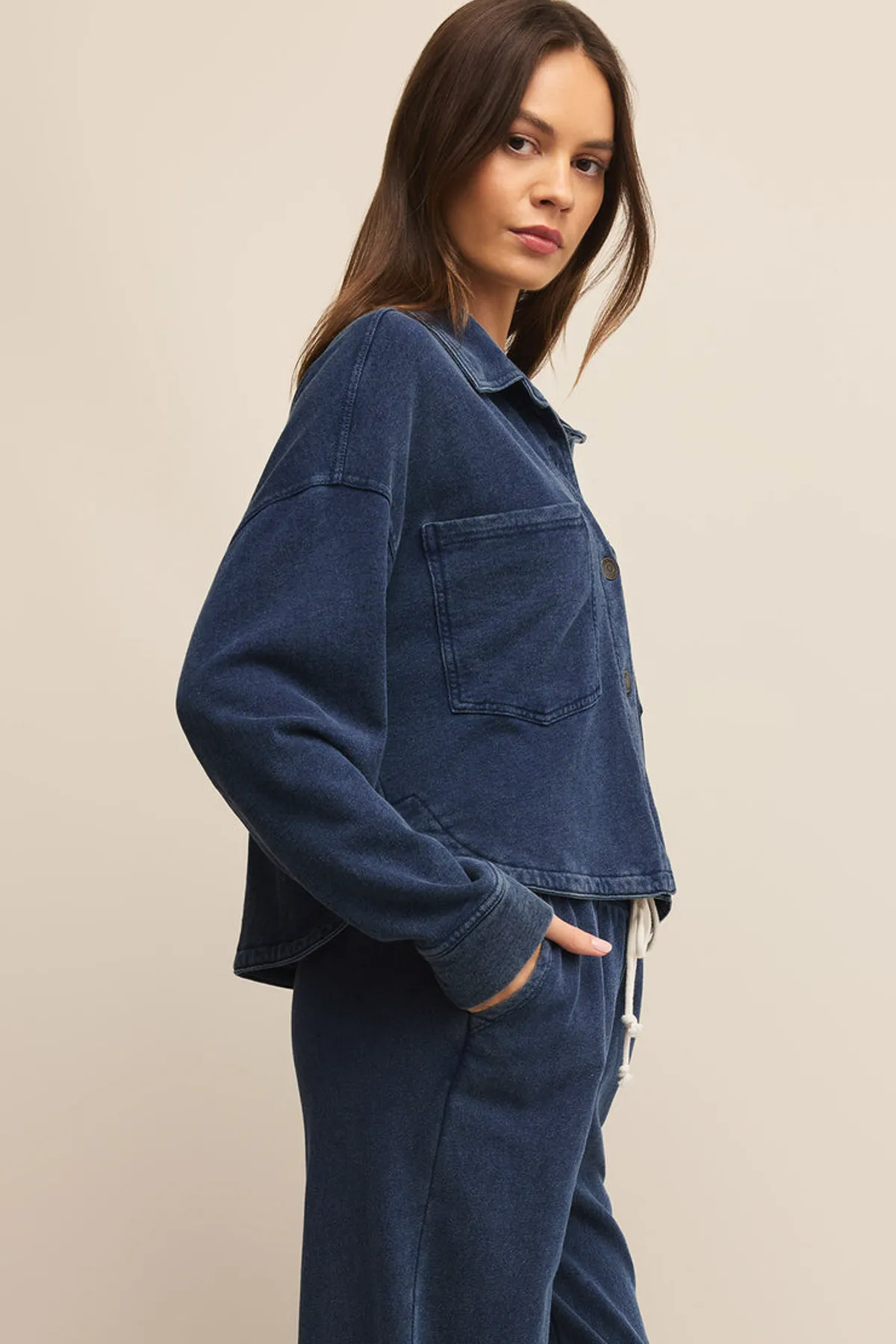 All Day Cropped Knit Jacket