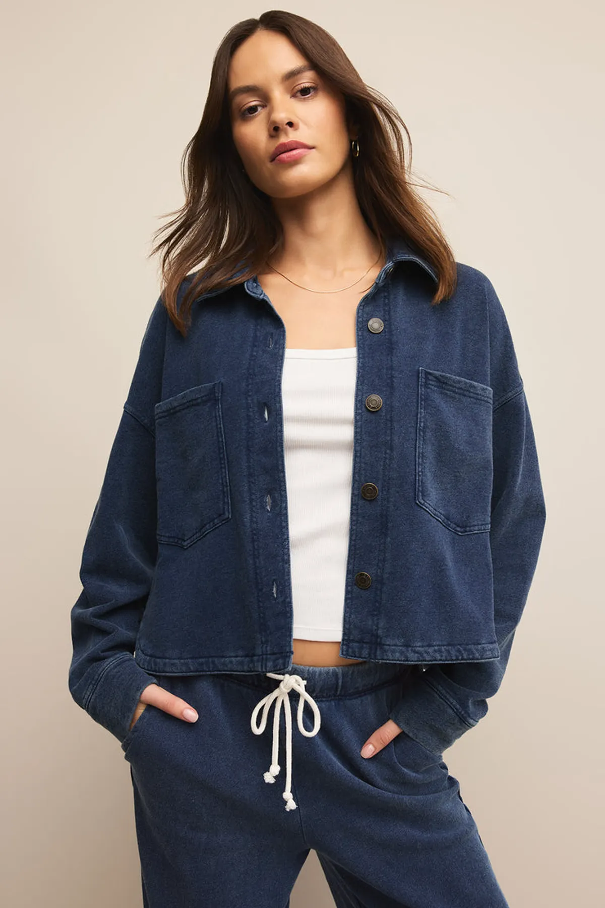 All Day Cropped Knit Jacket