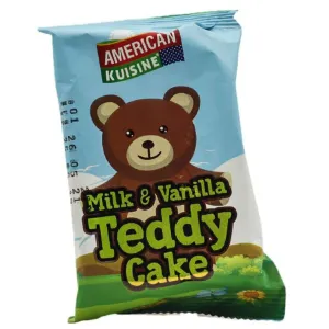 AMERICAN KUISINE MILK & VANILLA TEDDY CAKE 28G