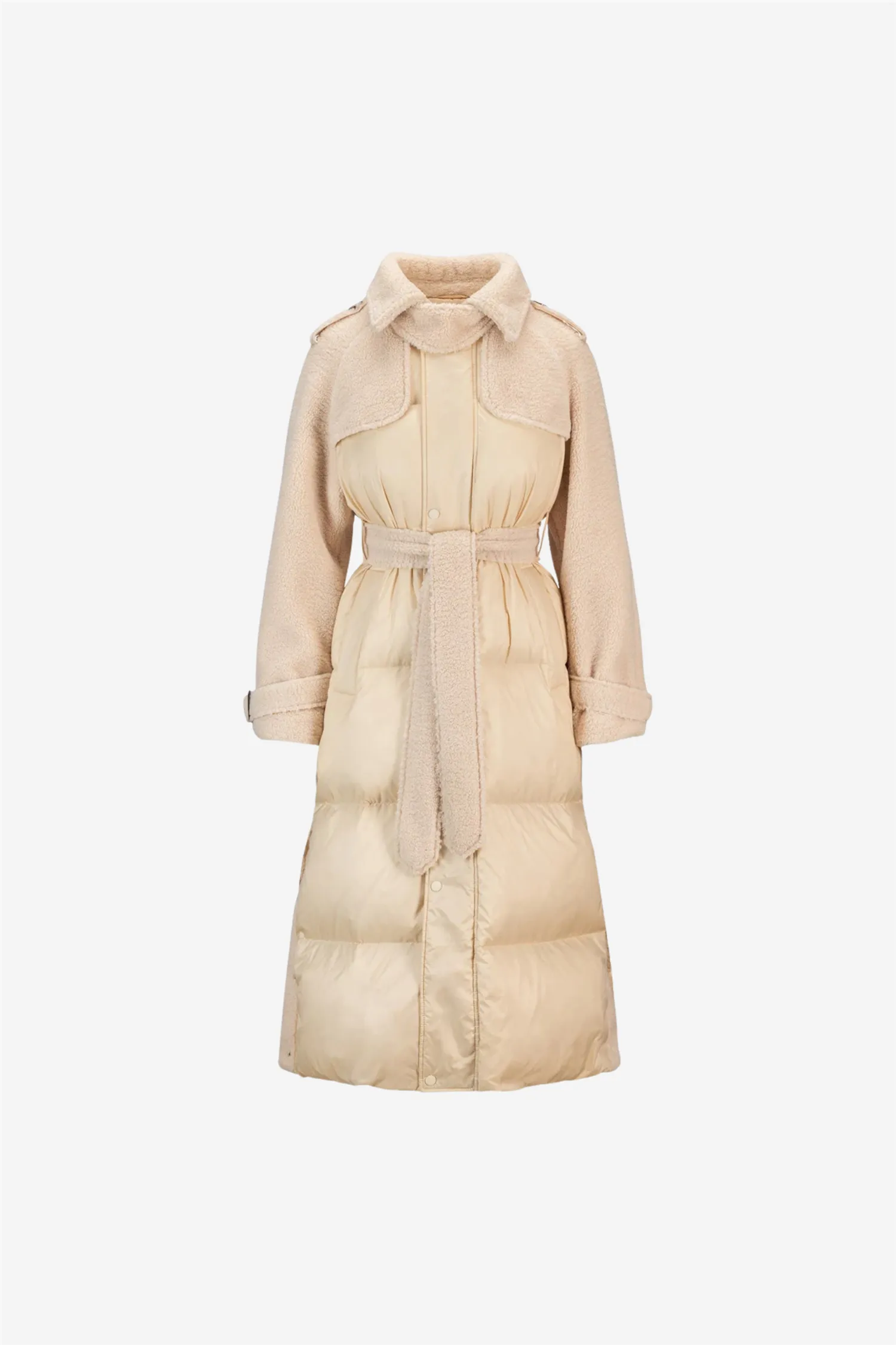 Annie combo jacket Beige