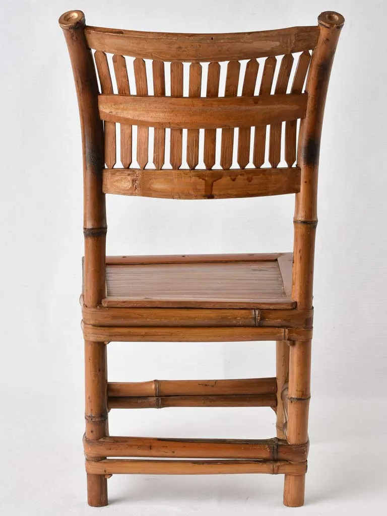 Antique French Children's chair - bamboo