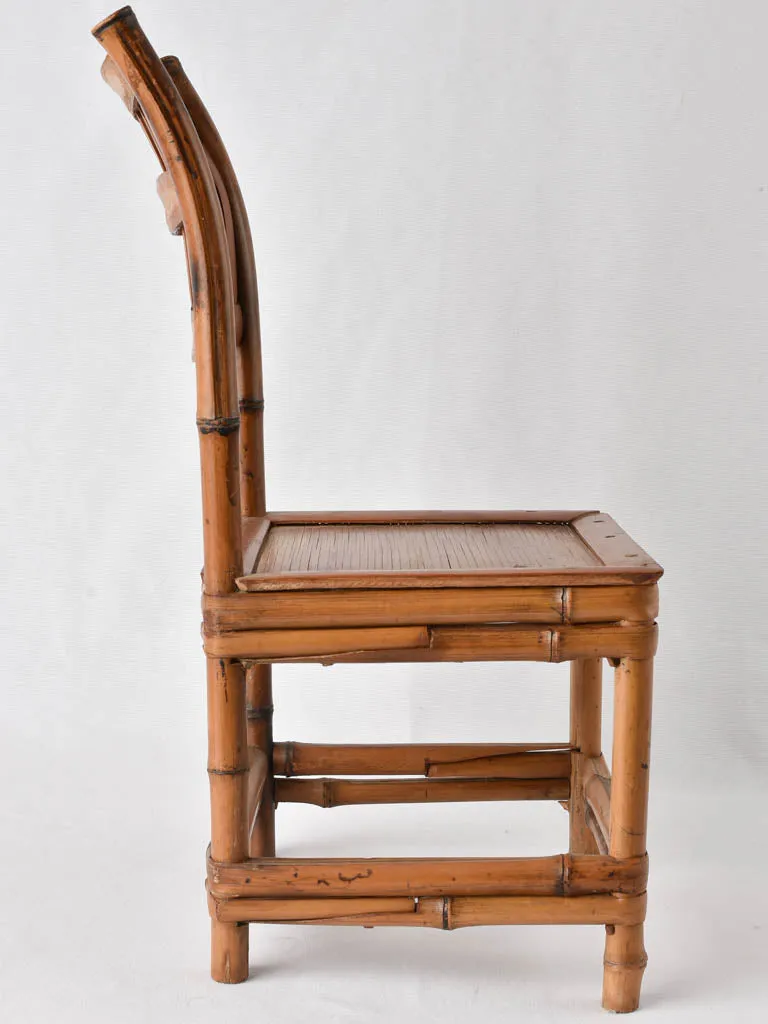 Antique French Children's chair - bamboo
