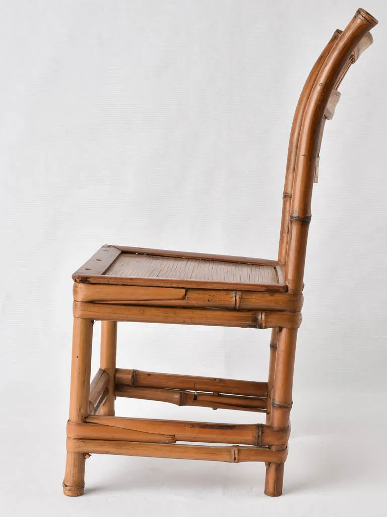 Antique French Children's chair - bamboo