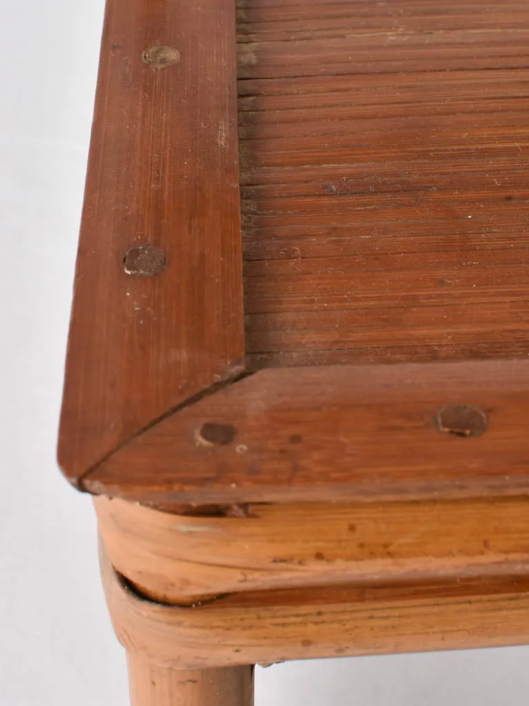 Antique French Children's chair - bamboo
