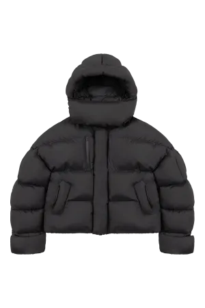 Ash Black Puffer Jacket