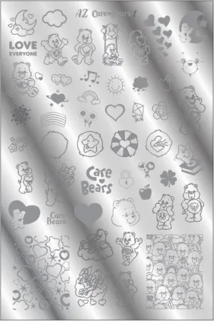 AZ Care Bears 1 stamping plate