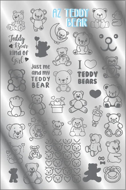 AZ TEDDY BEAR stamping plate