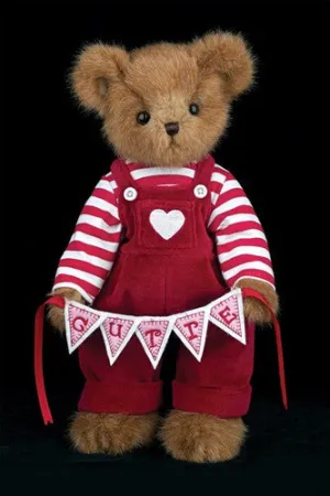 Bearington Q. T. Pie Valentine Teddy Bear 842878032369 Stuffed Animal 14 Inches