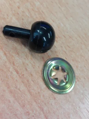 Black Ball Safety Nose - Choose From 12mm/14mm