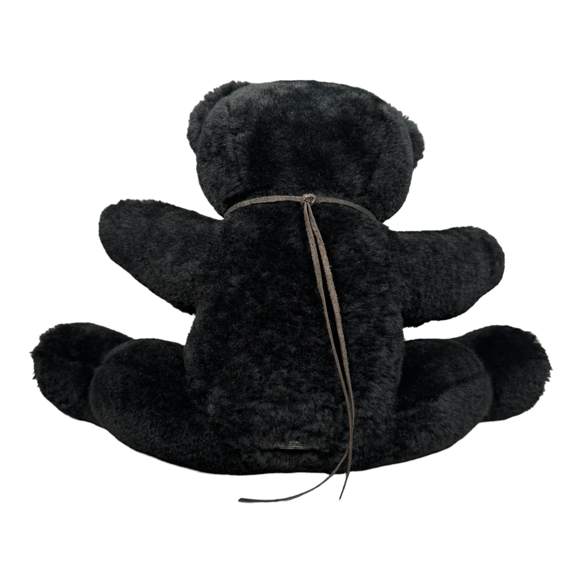 Black Teddy Bear Plush W/ Dagger Necklace