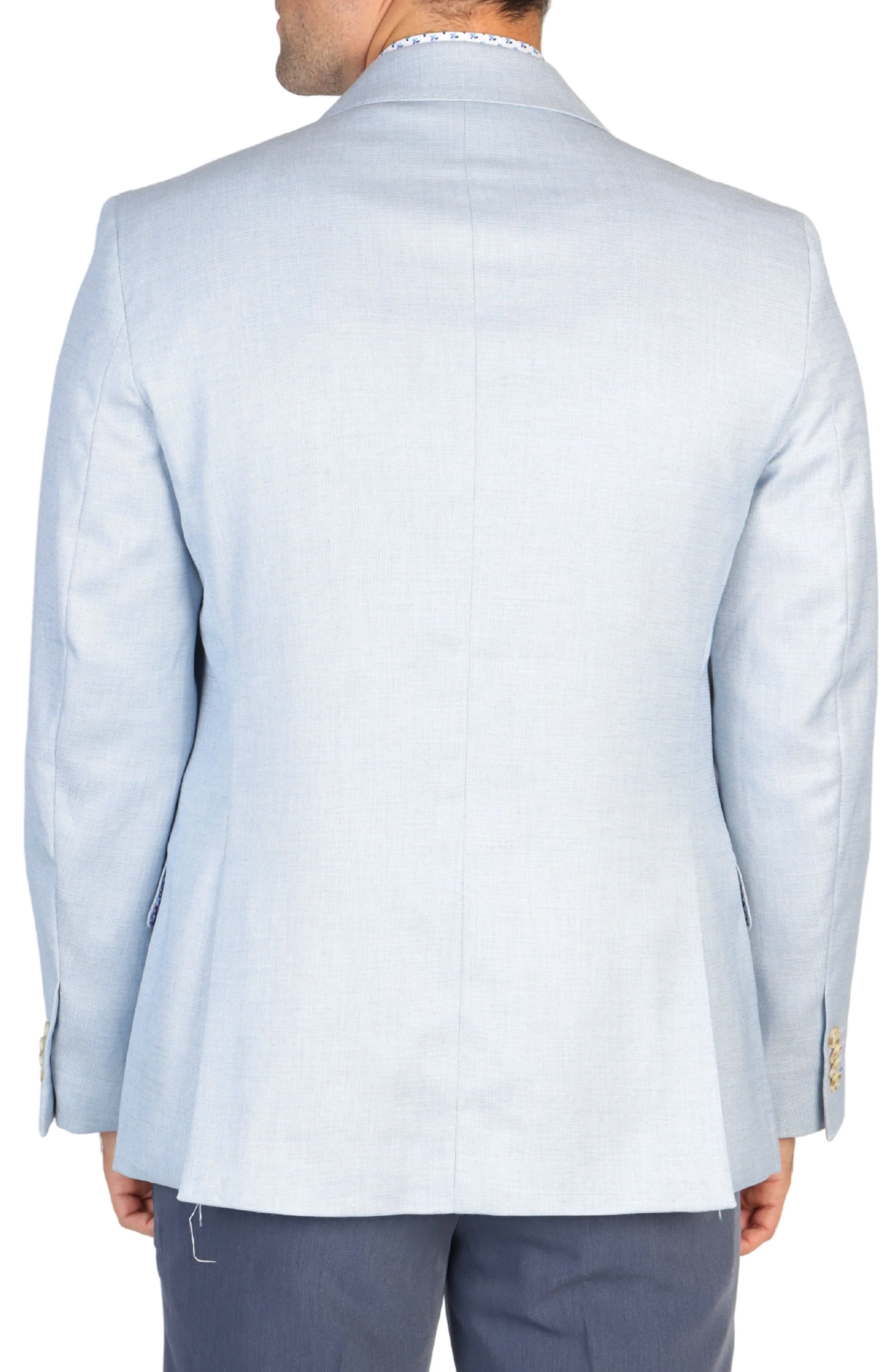 Blue Jay Textured Solid Sport Coat