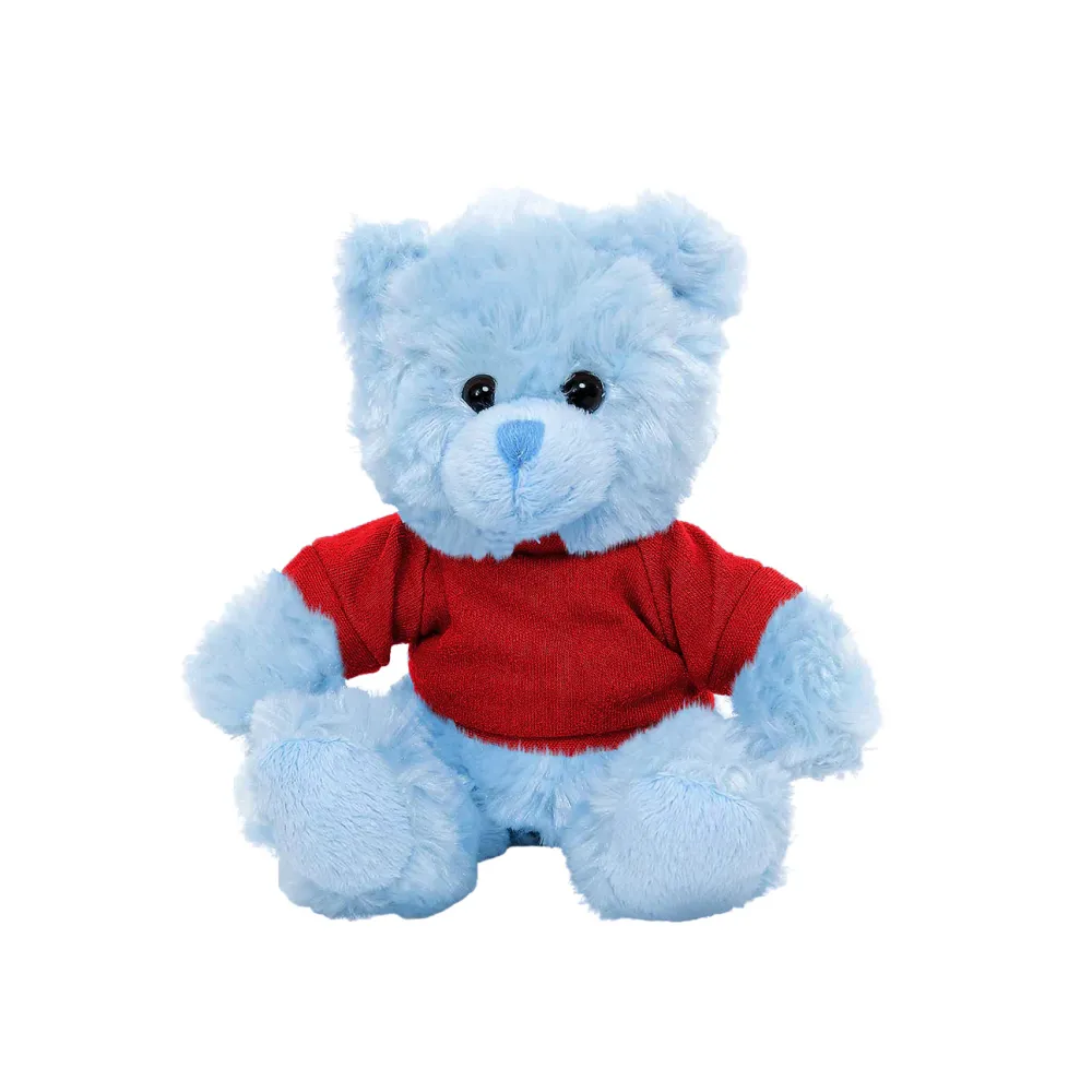 Blue Teddy Bear with Personalized Shirt 11"