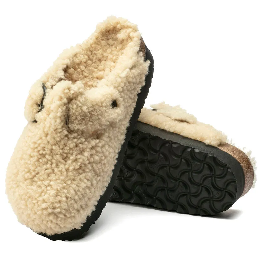 Boston Shearling Teddy Eggshell
