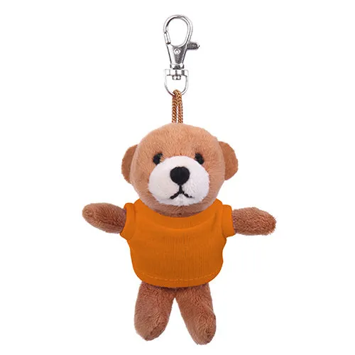 Brown Teddy Keychain with Tee