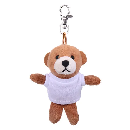 Brown Teddy Keychain with Tee
