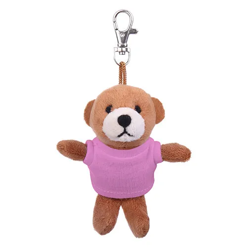 Brown Teddy Keychain with Tee
