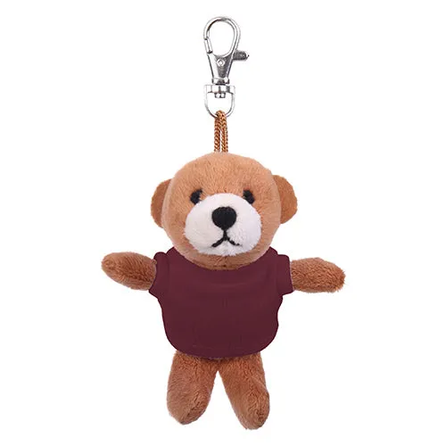 Brown Teddy Keychain with Tee