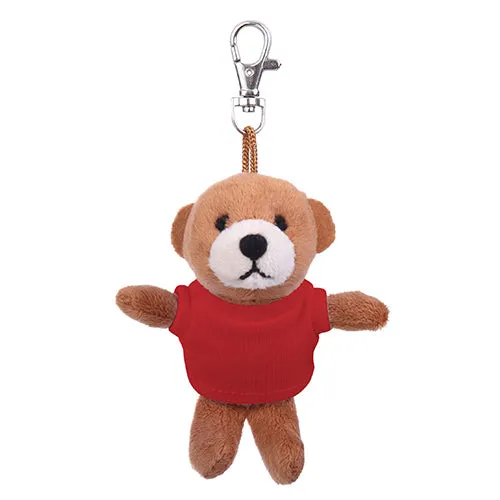 Brown Teddy Keychain with Tee