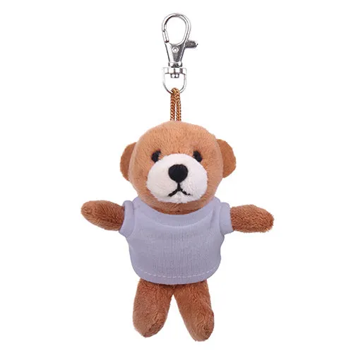 Brown Teddy Keychain with Tee