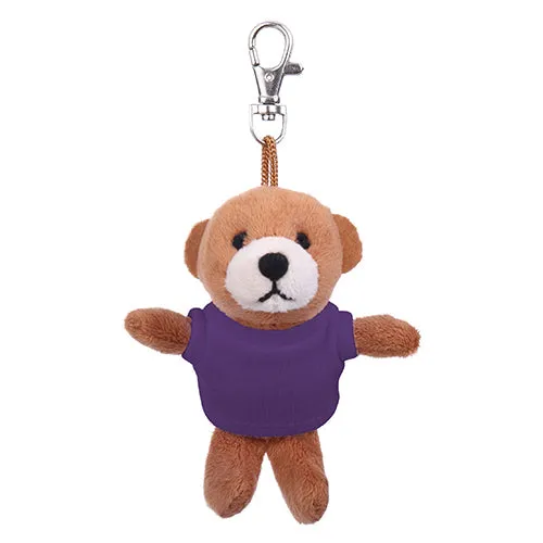 Brown Teddy Keychain with Tee