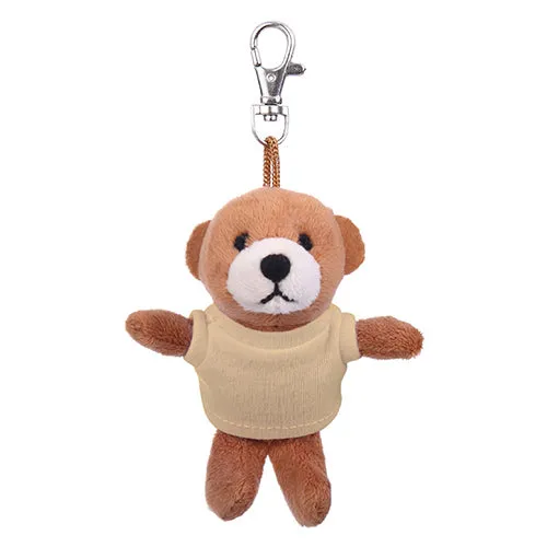 Brown Teddy Keychain with Tee
