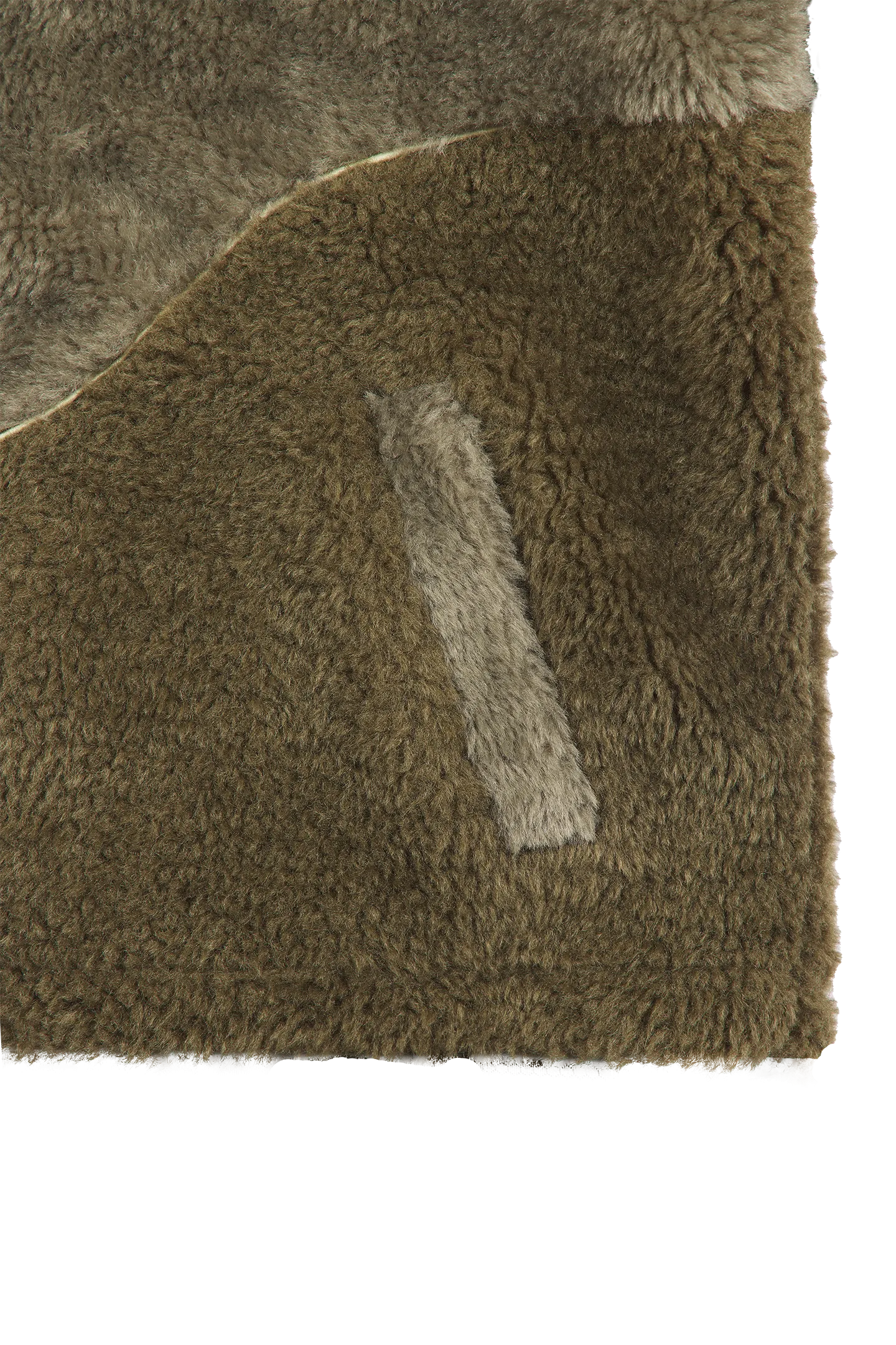 Burnt Olive Basic Fleece Jacket