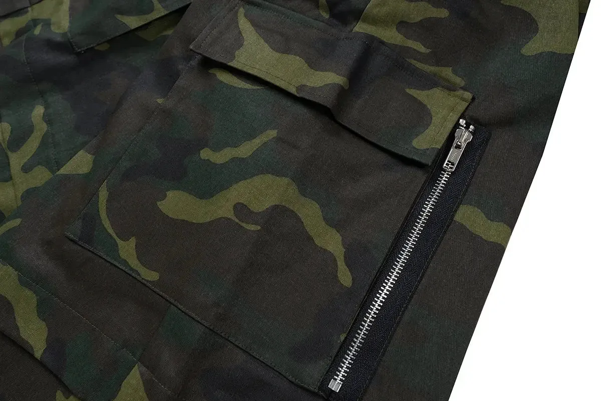 Camouflage Cargo Wide Leg Baggy Pant