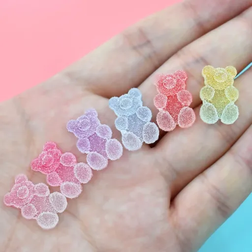 Candy Gummy Bear Resin 3D Nail Art / 2pcs