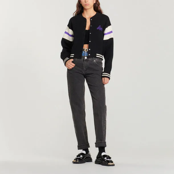 Cardigan en maille façon teddy