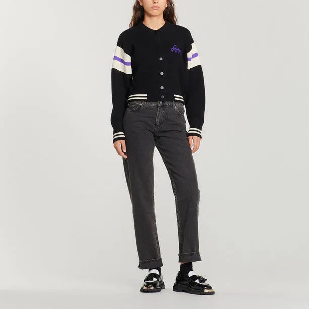 Cardigan en maille façon teddy