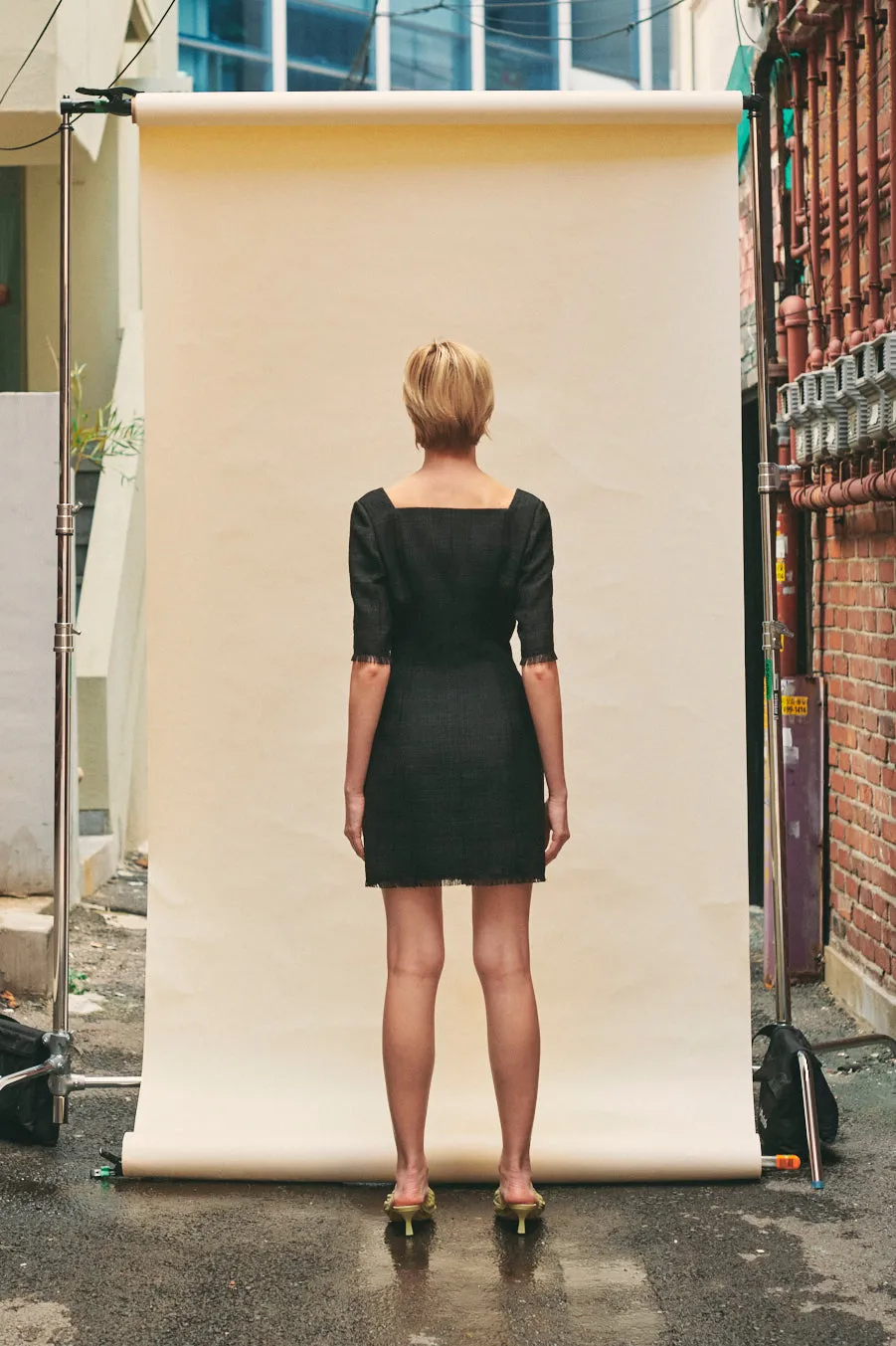 CARLA SUMMER TWEED DRESS
