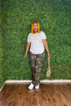 CARMEN CAMO CARGO PANTS