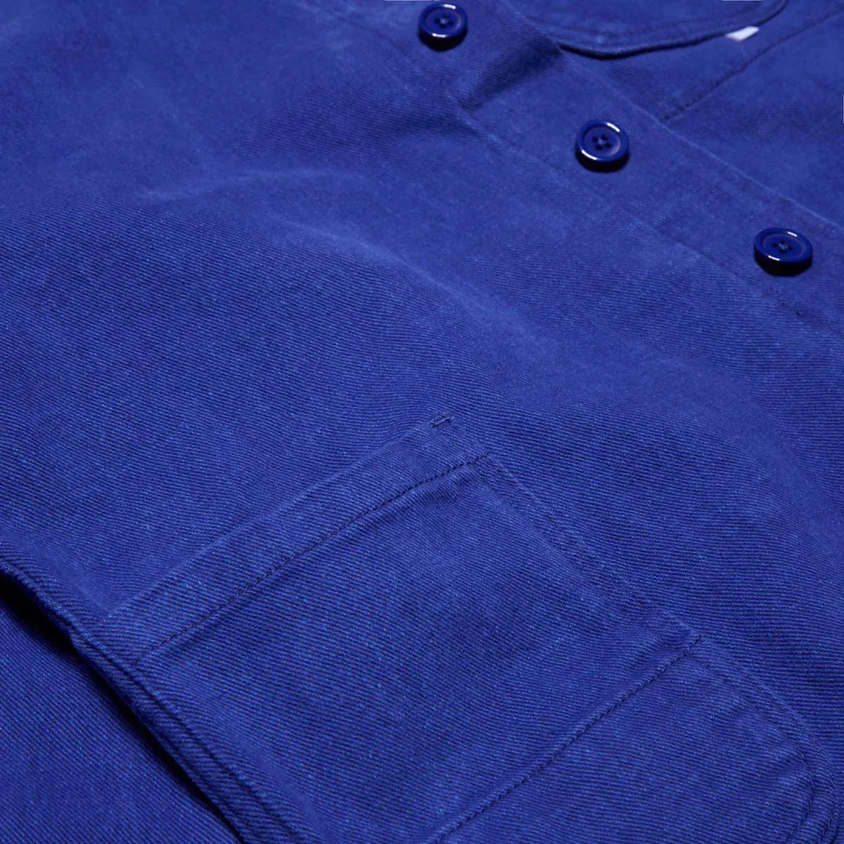 CCS French Cropped Chore Jacket - Blue