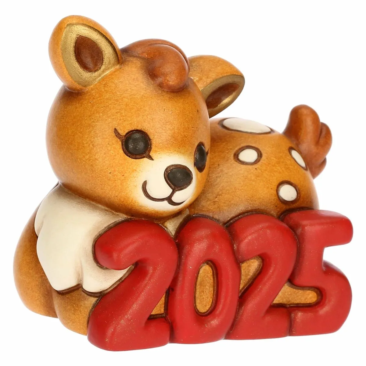 Cerbiatto Thun Buon Anno 2025 rosso | Rohome
