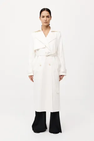 Classic Trench Coat - Off White