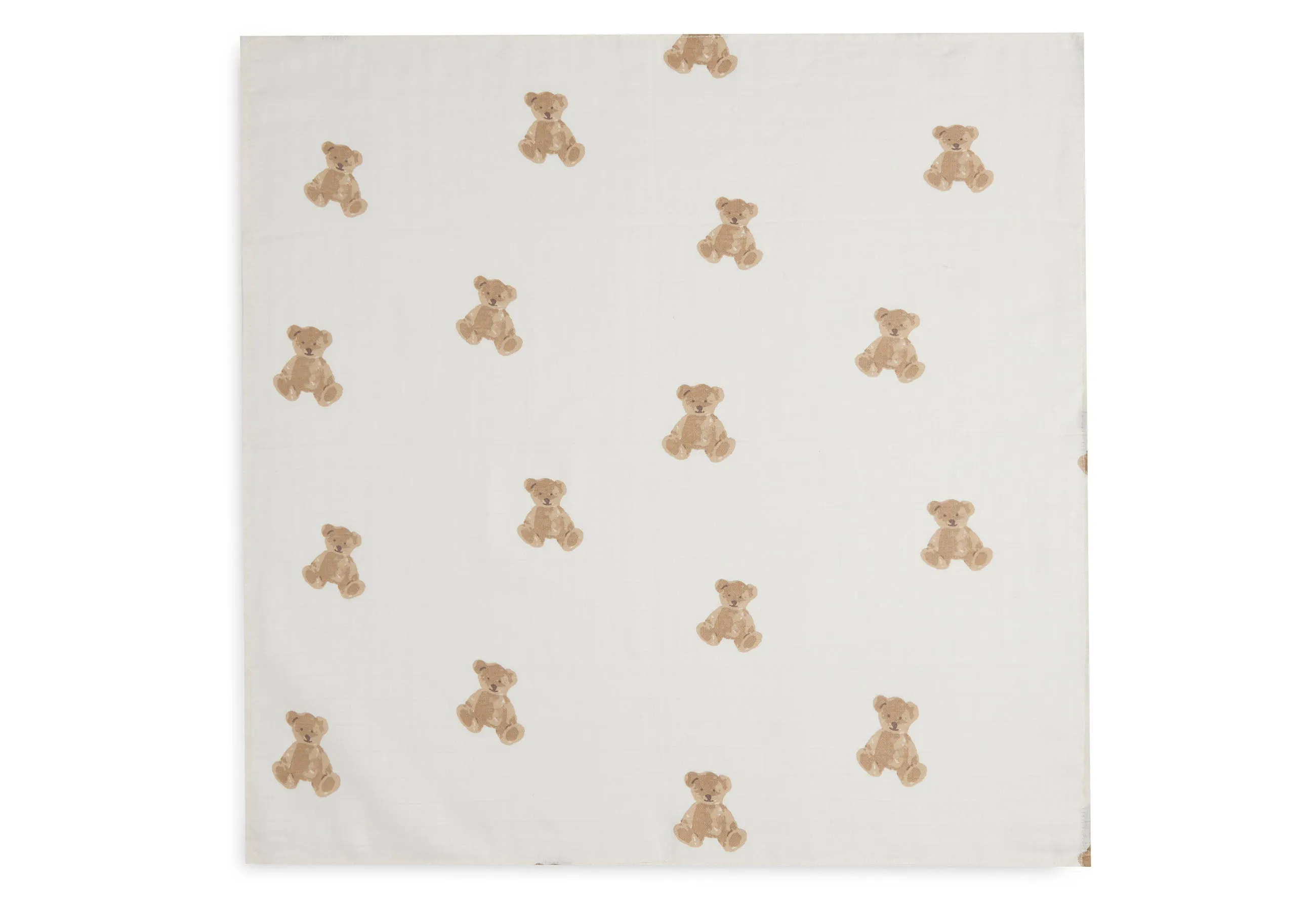 Cloth Muslin 70x70cm - Teddy Bear - 3 Pack