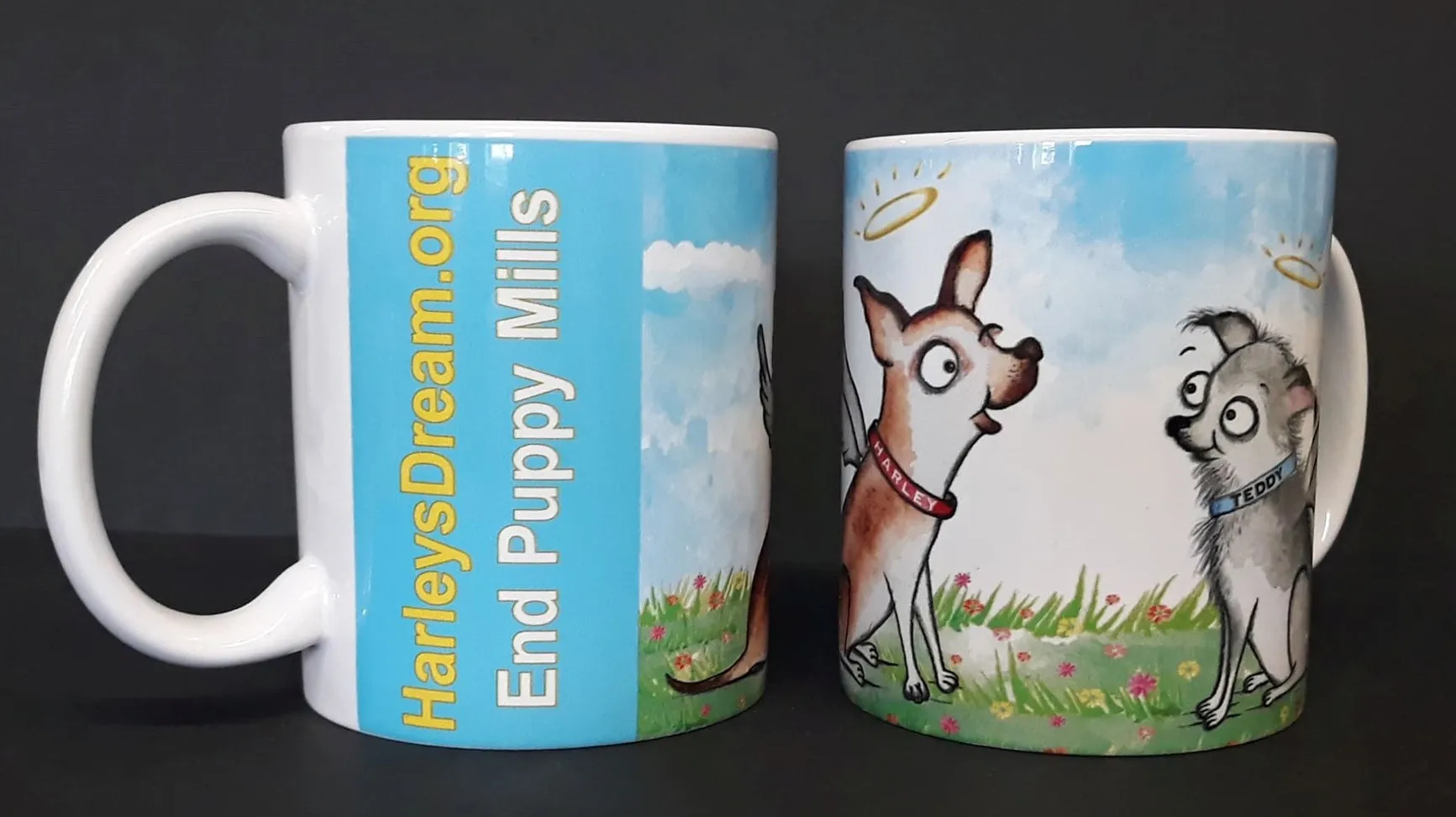 Coffee Mug - Harley & Teddy Memorial Art