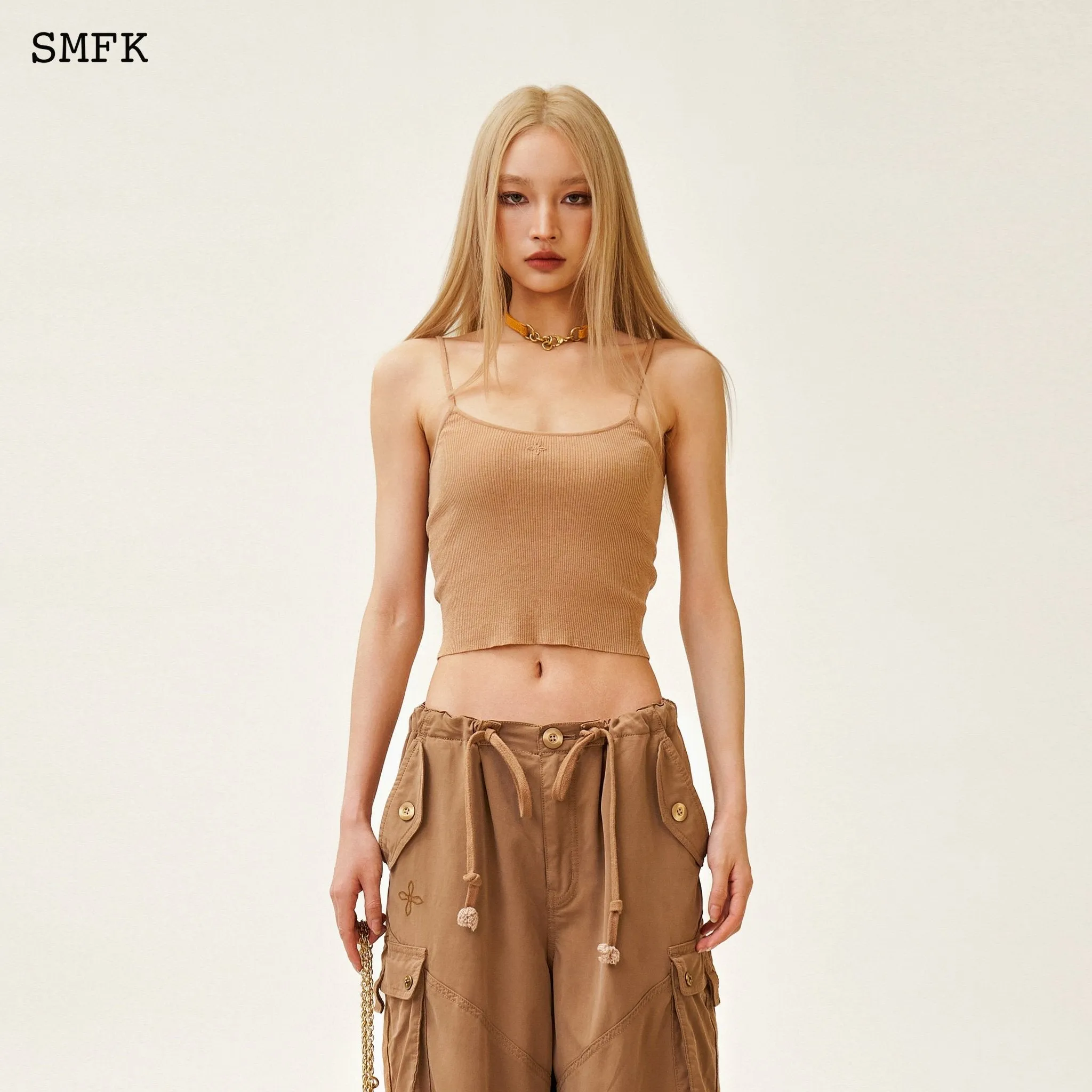 Compass Cross Retro Paratrooper Pants Khaki