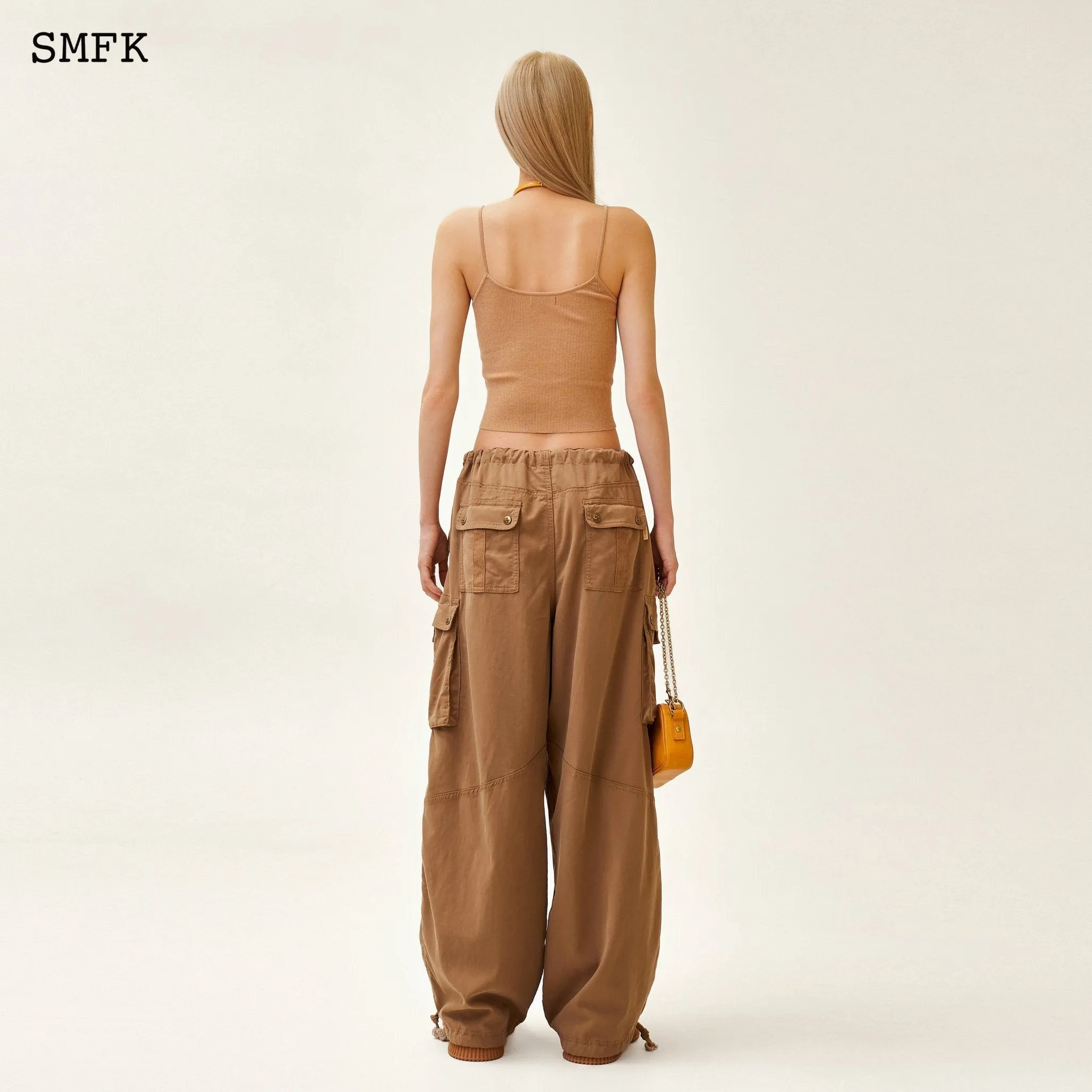 Compass Cross Retro Paratrooper Pants Khaki