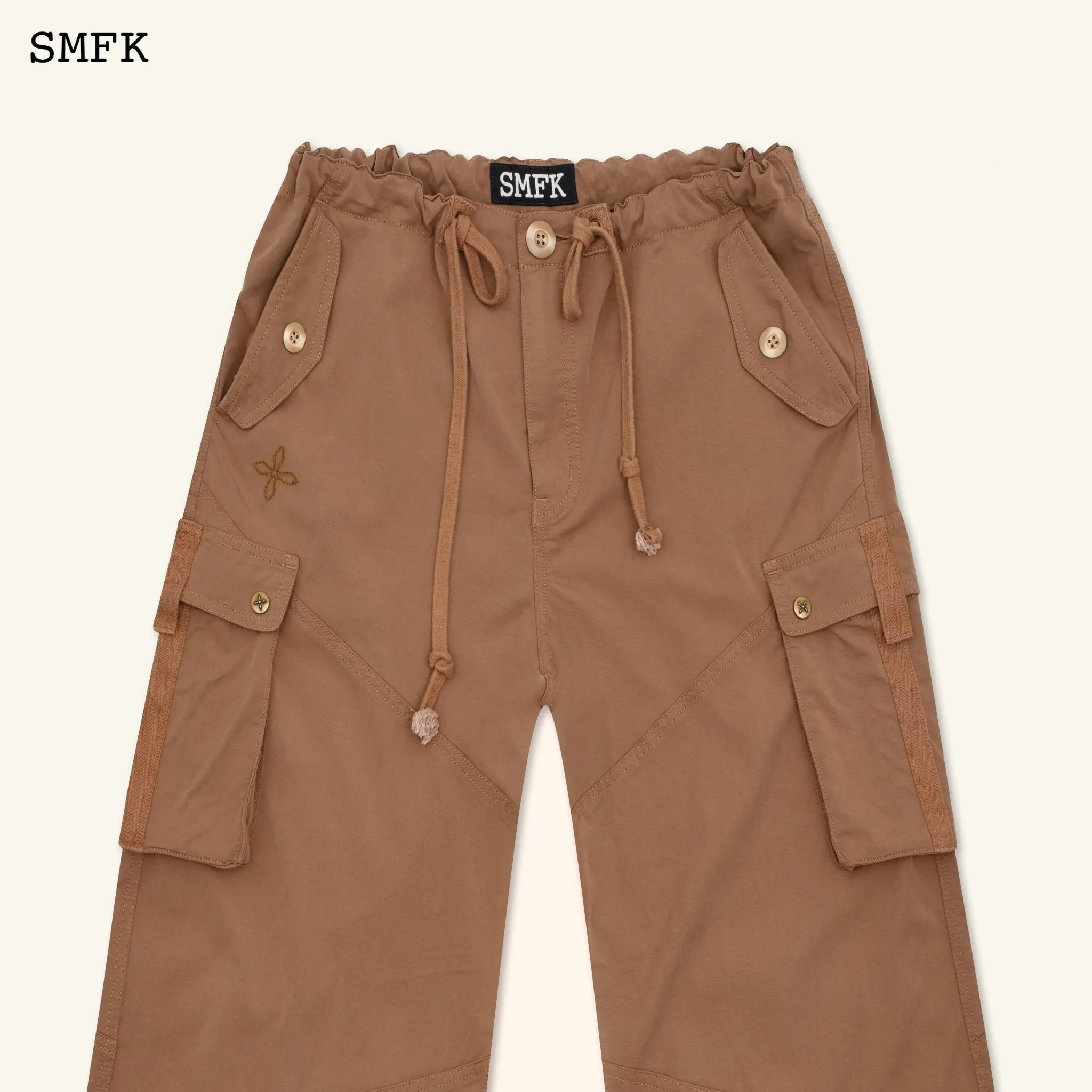 Compass Cross Retro Paratrooper Pants Khaki