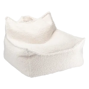 Cream White Beanbag Chair