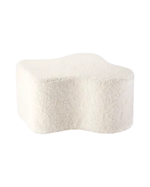 Cream White Cloud Pouffe