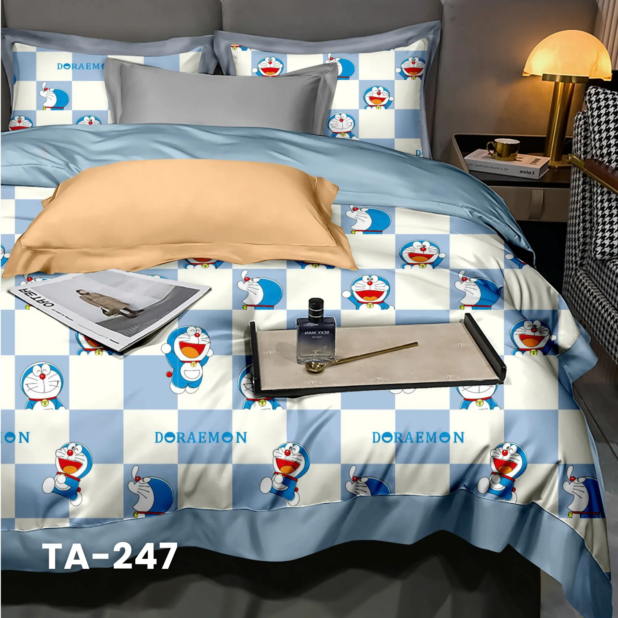 Customize Tencel Basic Set - 1 Duvet cover, 1 Fitted sheet and 2 Pillow cases - Choose your color
